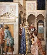 ANGELICO  Fra St Lawrence Receives the Treasures of the Church Sweden oil painting artist